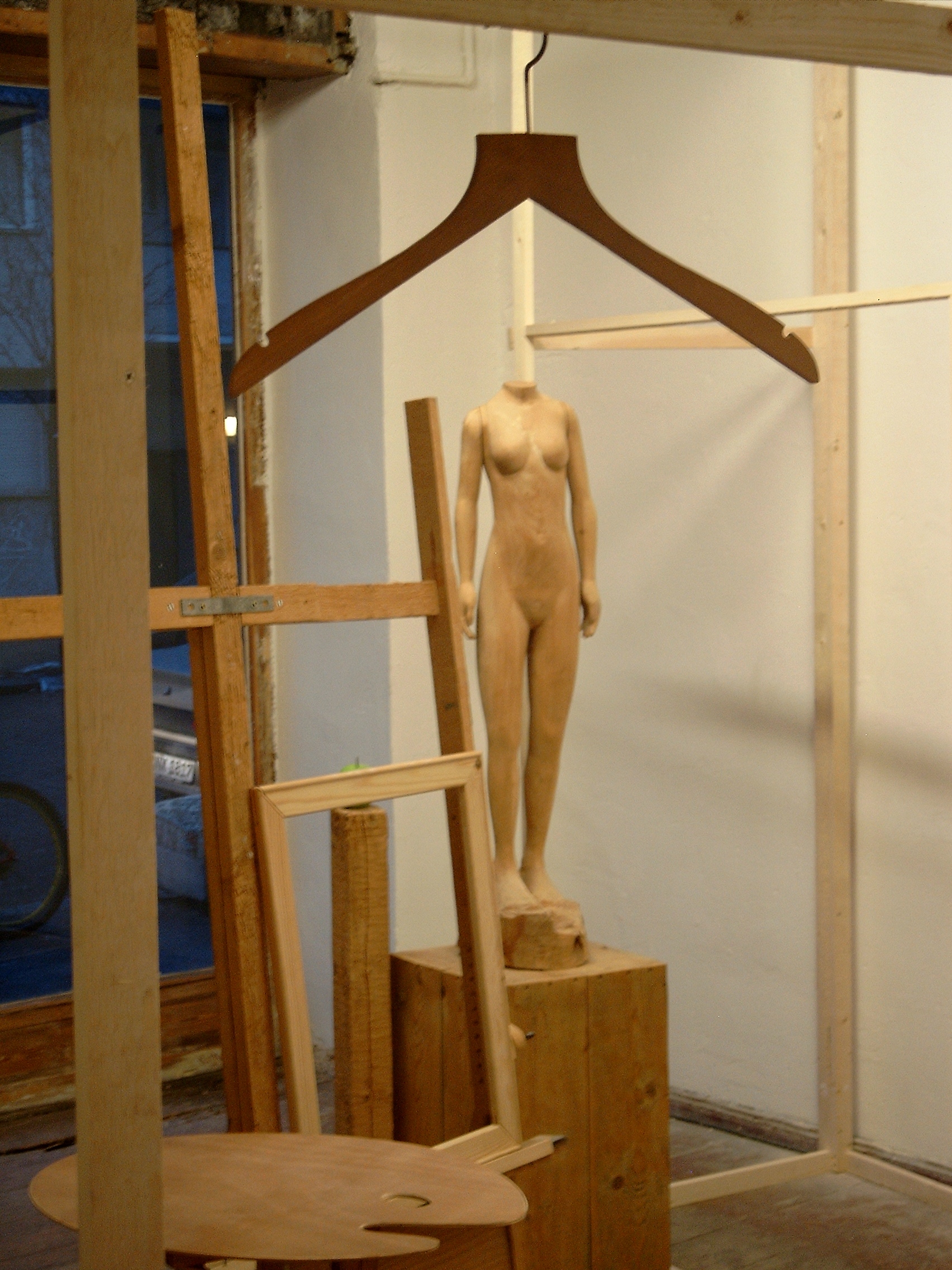 Arbeitsplatz nach Rembrandt, Blick in die Installation