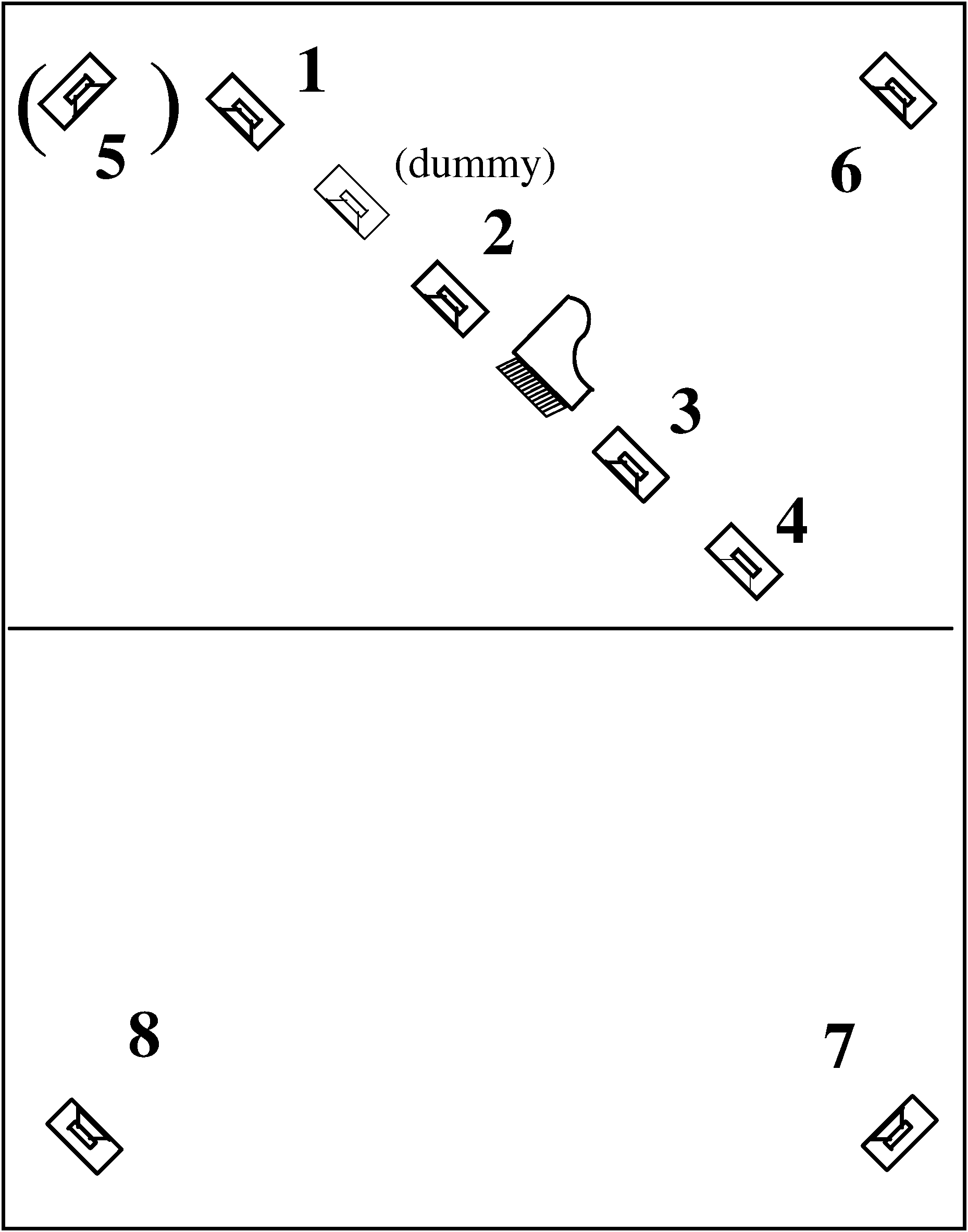 Schema der Aufstellung der Lautsprecher