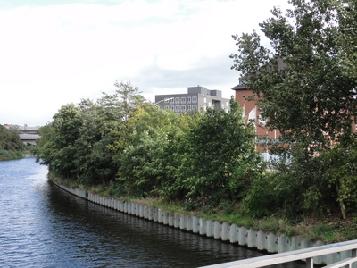 Rote Wand, grünes Ufer