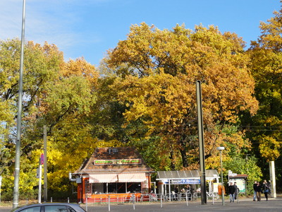 Tram Haltestelle in Grünau