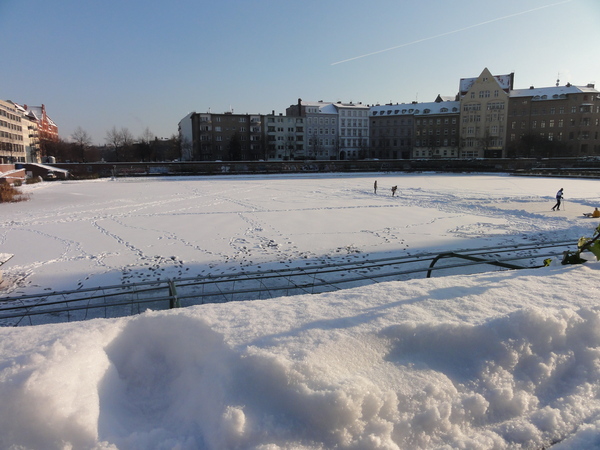 Snow at the Engelbecken