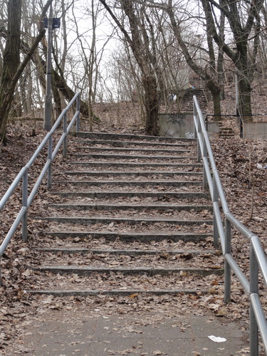 Treppe zum Müggelturm