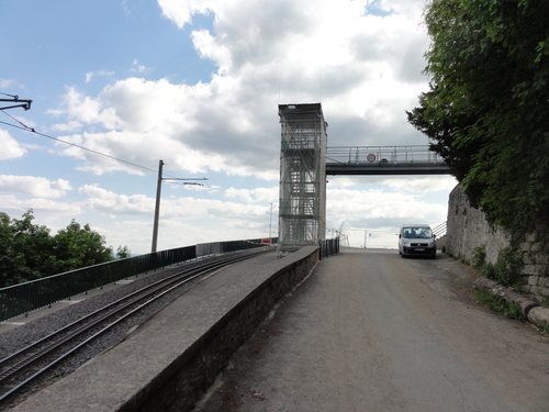 Schmalspurbahn auf den Drachenfels