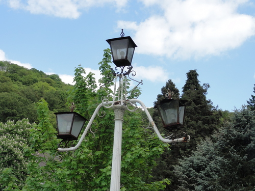 Vor Schloss Drachenburg