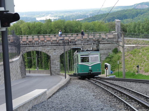 Schmalspurbahn auf den Drachenfels