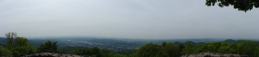 Bad Honnef, Blick von der Löwenburg