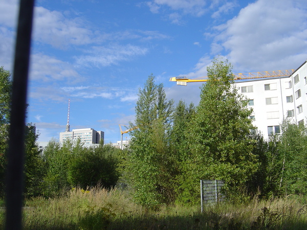 tv tower over fischerinsel