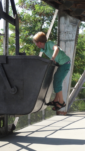 climbing boy